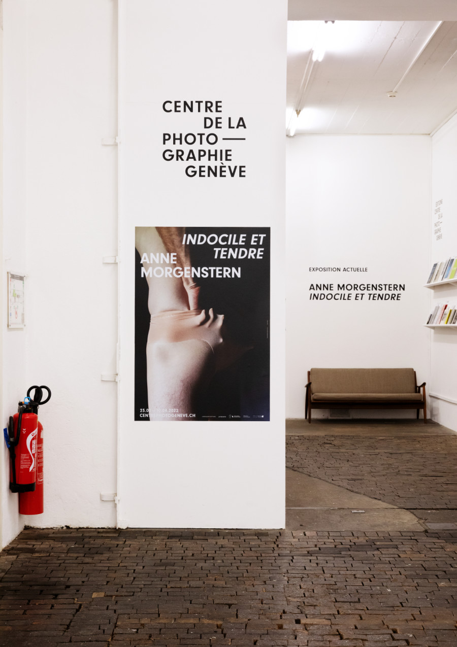 Installation view, Anne Morgenstern, Indocile and Tender, Centre de la photographie Genève, 2022. Image: Anne Morgenstern