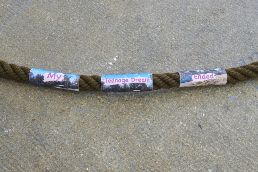 Christophe Lovasoa Kauffmann, moodboarding, 2022/ Photo: Guillaume Python / Courtesy: the artist and WallStreet