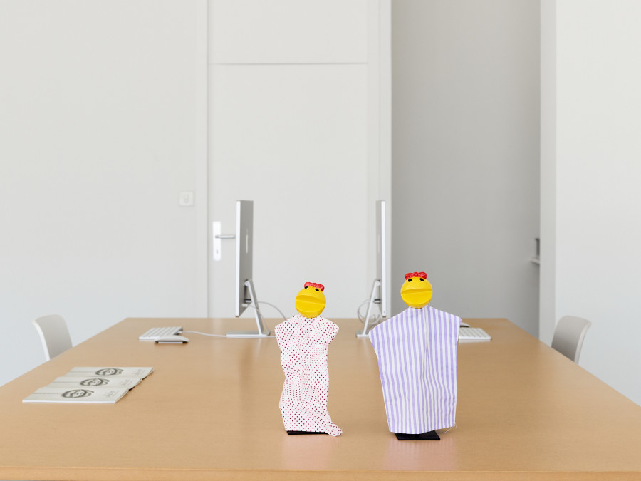 View of the exhibition Liz Craft, Ms. America, CEC, 2022. Courtesy Centre d’édition contemporaine, Geneva. Photo : © Sandra Pointet