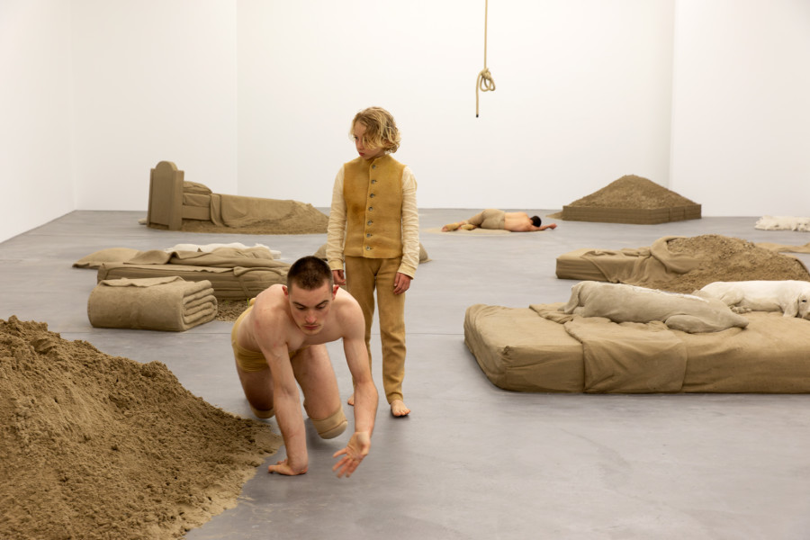 Installation view ‘OUTREMONDE: Dream Hunters – Théo Mercier, Luma Westbau, Zurich, 2022. Photos: Erwan Fichou