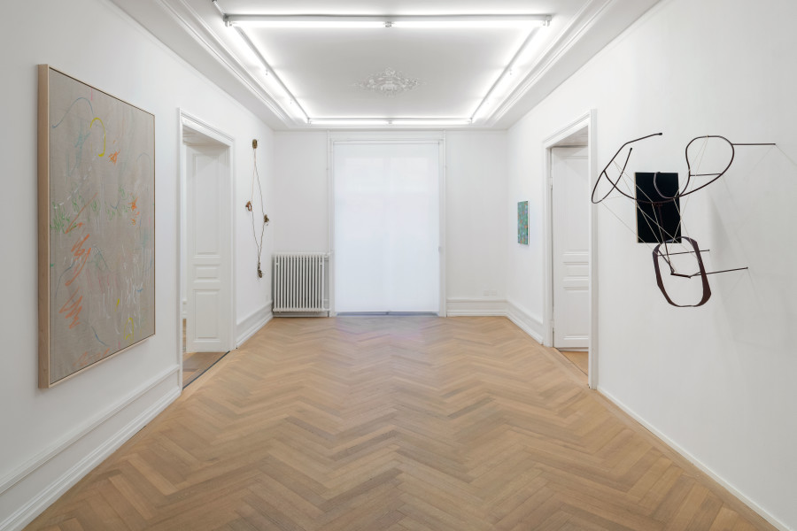 Installation view, WIRE, LINE & STRING, Mai 36 Galerie, 2022.