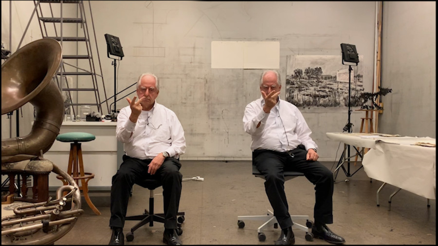 William Kentridge Dancing Rhino, 2020 Videostill aus The Long Minute, 2020 © William Kentridge