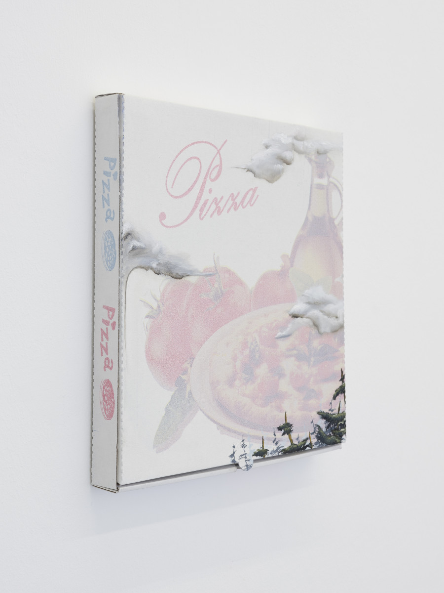 Urban Zellweger, Panorama (Pizzabox XXXI-XLIII), Installation view, 2022, CAN Centre d’Art Neuchâtel, Photo: S. Verdon