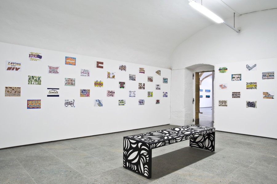 Exhibition view, Genêt Mayor, VISAGE DE MAISON, CACY Yverdon-les-Bains, 2022. Photo credit: © Claude Cortinovis