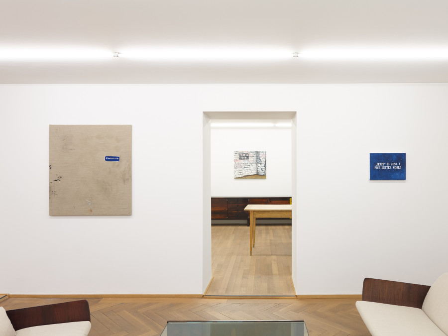 Exhibition view, René Kemp, L’univers crie, Mai 36 Galerie, 2021-2022.