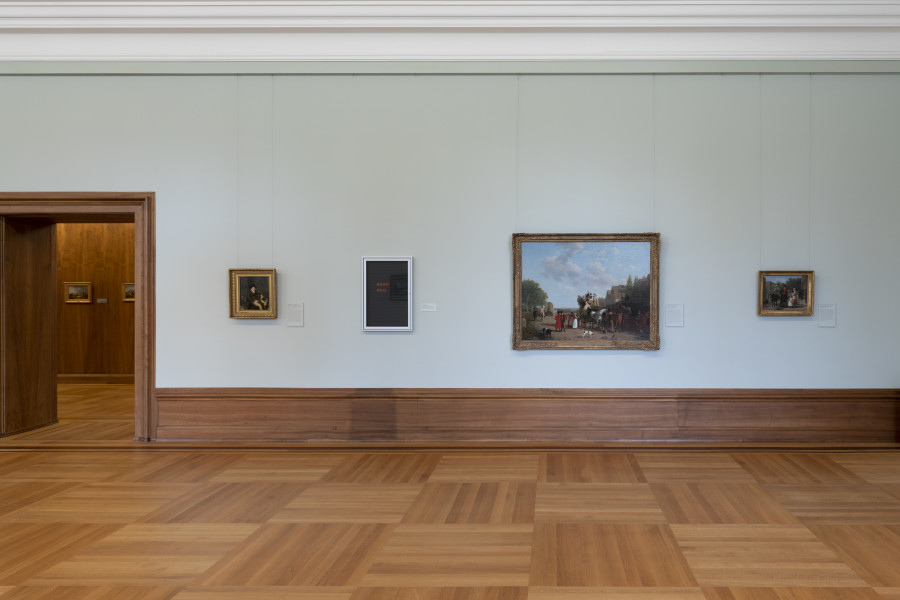 Bethan Huws, Word Vitrines, Installation Views, Kunst Museum Winterthur 2021, ©2021, Bethan Huws / ProLitteris, Zurich Photos: Reto Kaufmann