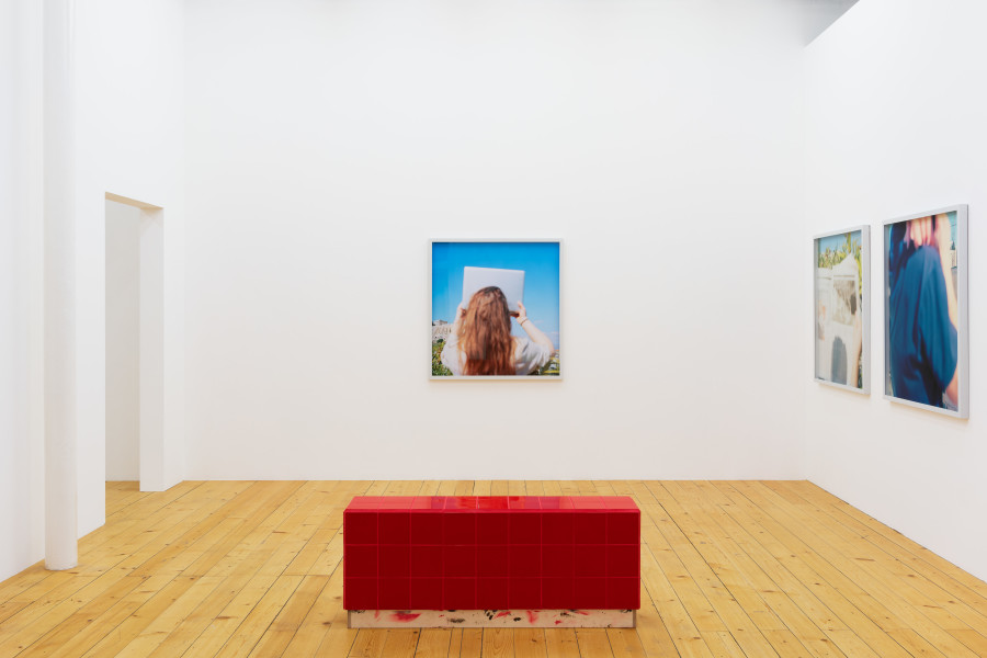 Exhibition view, Calla Henkel & Max Pitegoff, "German Theater 2010-2020", Fri Art, 2020. Photo Gunnar Meier. Courtesy of Fri Art Kunsthalle