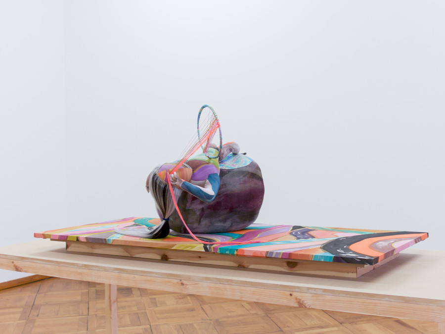 Emma Talbot, Ghost Calls and Meditations, installation view Kunsthaus Centre d’art Pasquart, photo: Lia Wagner