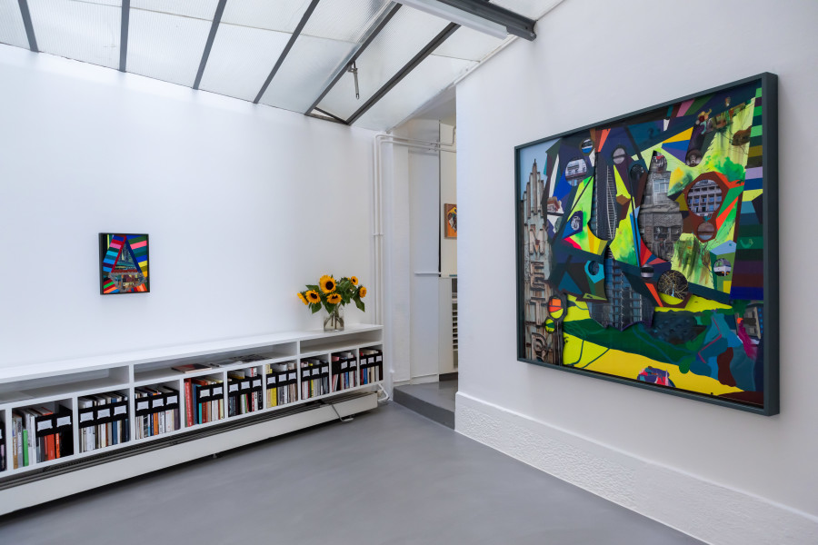 Exhibition view, Franz Ackermann, Mai 36 Galerie, 2022.