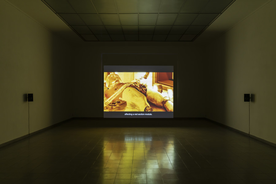 Silvia Kolbowski, Who will save us?, 2022. Silvia Kolbowski, Who will save us?, exhibition view, Kunsthaus Glarus, 2022. Courtesy the artist. Photo: Gunnar Meier