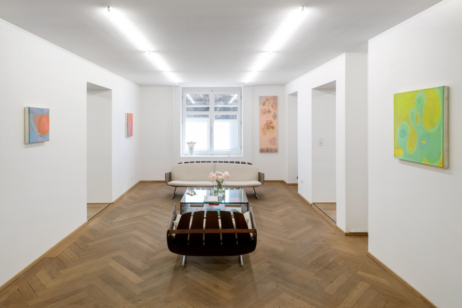 Installation view, WIRE, LINE & STRING, Mai 36 Galerie, 2022.