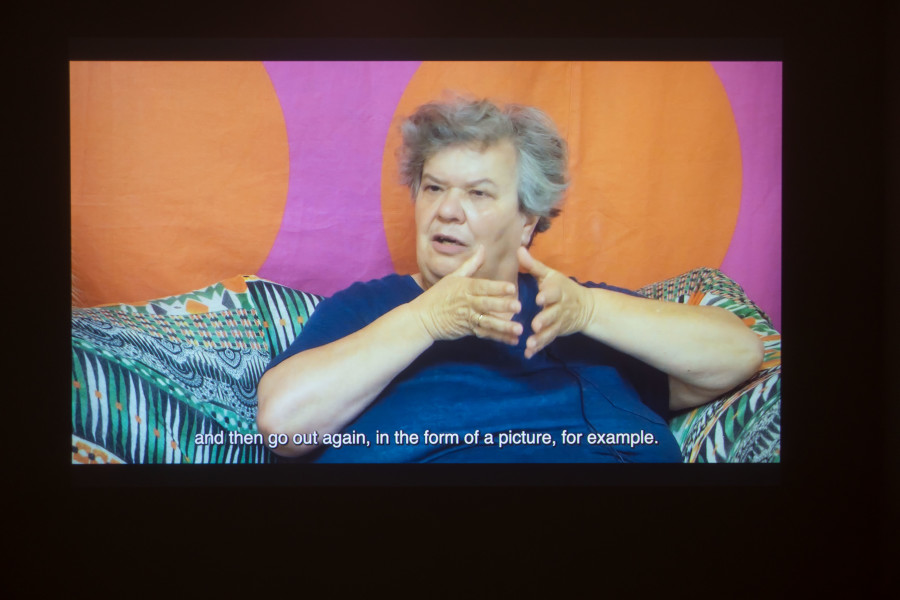 Exhibition view, Lysann König, Becoming LYSANN, Ausstellungsraum Klingental, 2022.