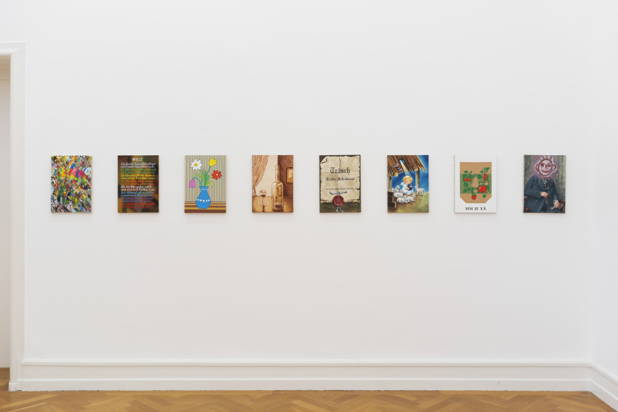 Ausstellungsansicht / Exhibition view, Jean-Frédéric Schnyder, Kunsthalle Bern, 2022. Photo: Gunnar Meier