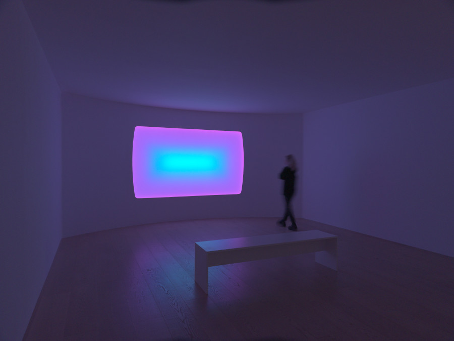 Installation view, James Turrell, Elemental, Pace Gallery, 2022. Photo: Annik Wetter