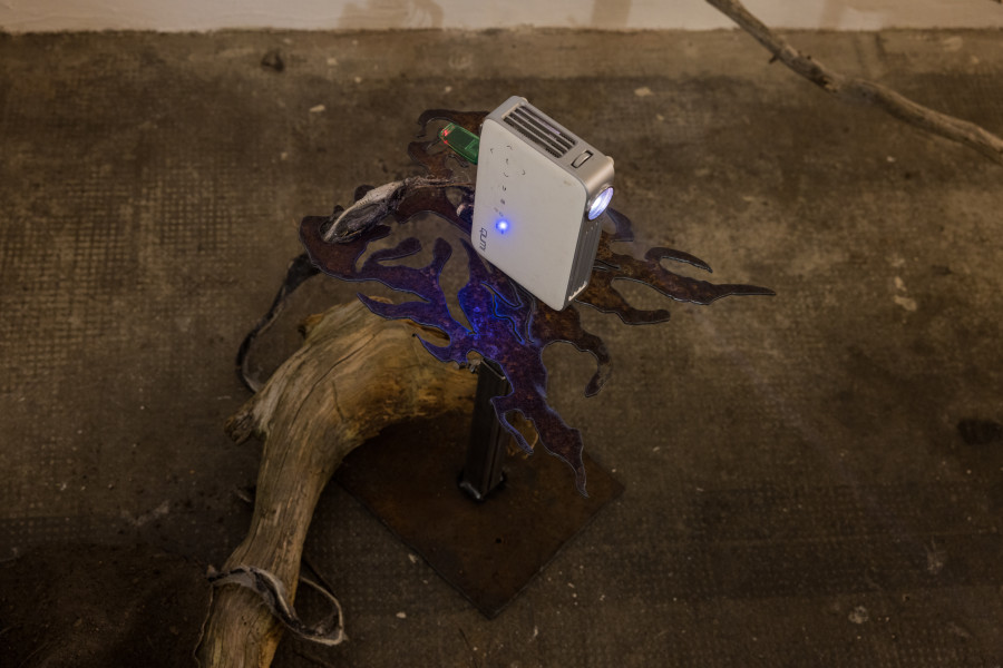 Yolane Rais, Boite à fumée, 2022/ Photo: Julie Folly / Courtesy: the artist and WallStreet