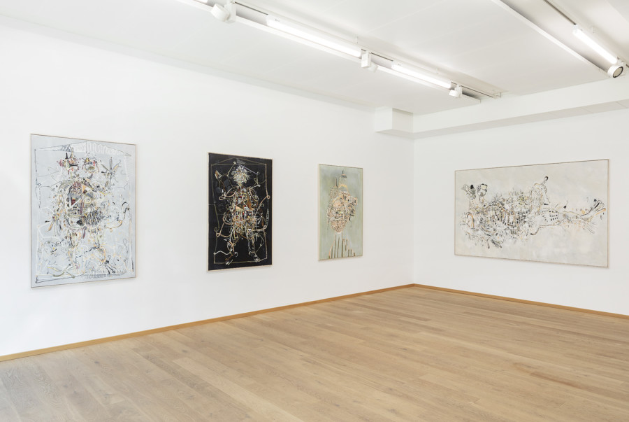 Alexi Tsioris, Mythos Alpha, Installation view, Livie Gallery, photos by Esther Mathis