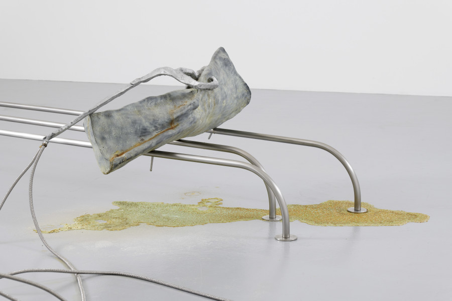 Exhibition view, Isabelle Andriessen, BUNK, CAN Centre d’art Neuchâtel, 2021. Photography: Aurélien Mole / all images copyright and courtesy of the artist and CAN Centre d’art Neuchâtel.