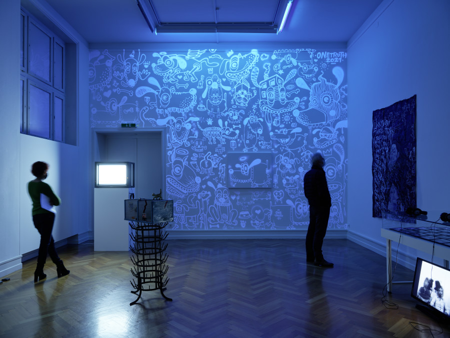 Exhibition view, 51 Years Experiment F+F, Kunsthalle Bern, 2021. Photo: David Aebi