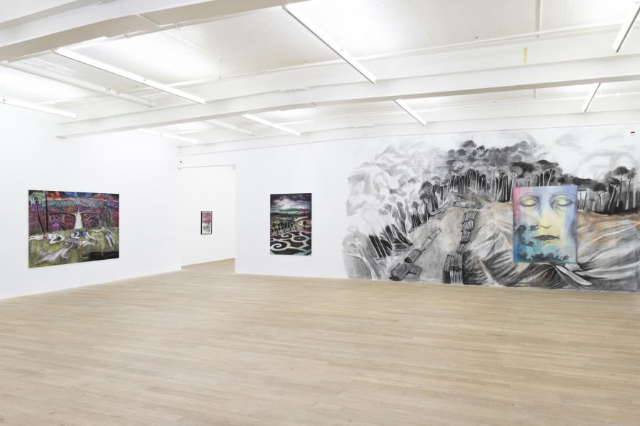 Exhibition views: Marc Bauer, „The Default Brain“, Galerie Peter Kilchmann, Zurich, Switzerland, Sept. 1 - Oct. 14, 2022, Courtesy the artists and Galerie Peter Kilchmann, Zurich Photo: Sebastian Schaub