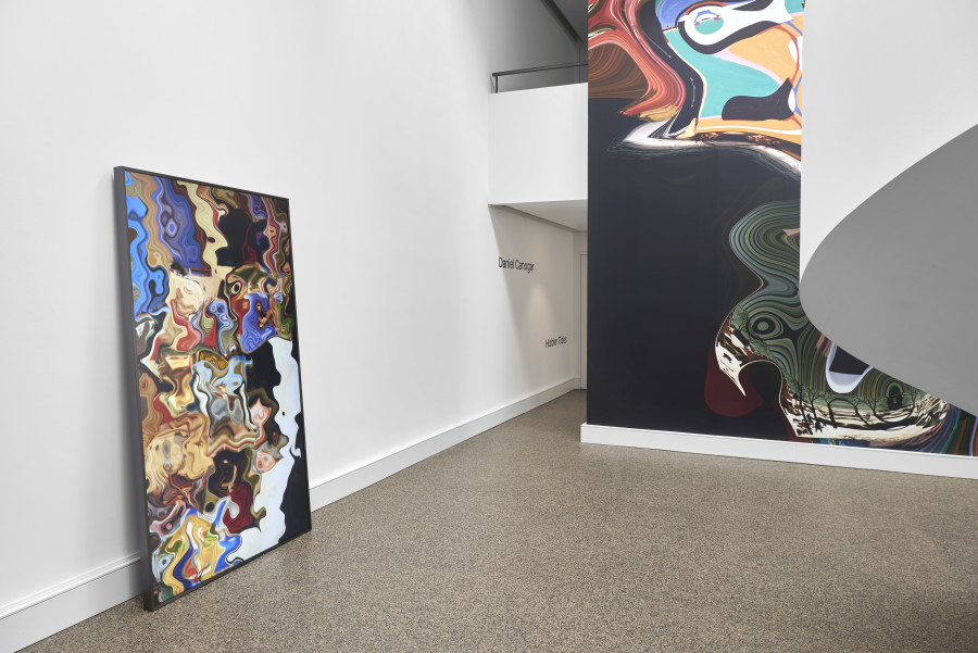 Exhibition view, Daniel Canogar, Hidden Tides, Wilde 2021-2022.