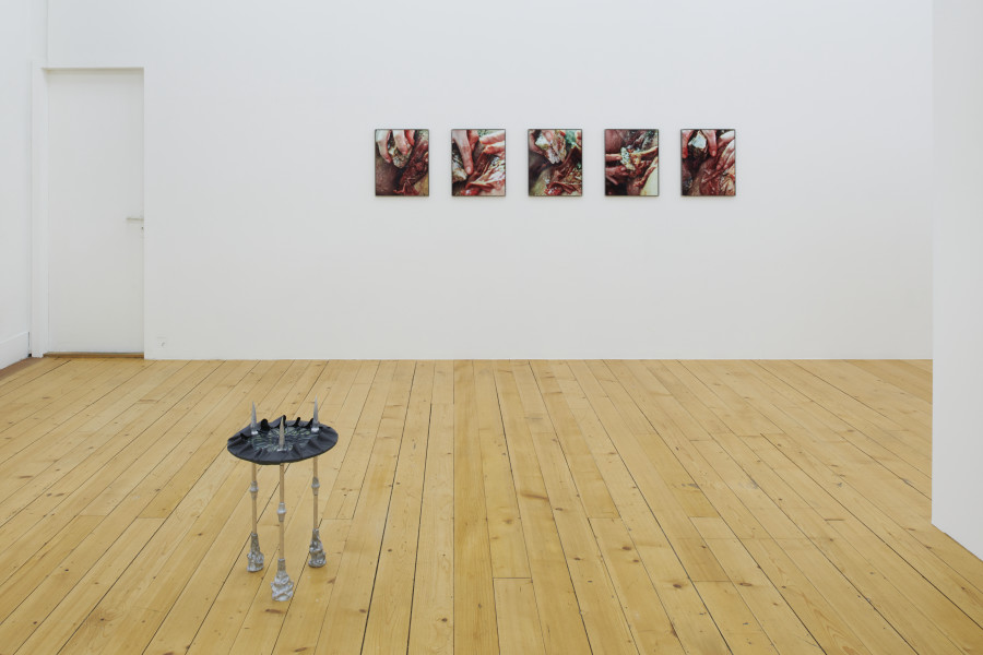 Exhibition view, La main–pleur, 2022, Kunsthalle Friart Fribourg. Photo : Guillaume Python