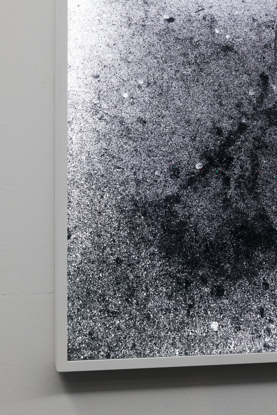 Tim Etchells, Sunlight (detail), 2021. Archival Duratrans print, wood, LEDs, plexiglas, acrylic paint. 87 x 122 x 6.5. Edition of 3 (+1 AP). Courtesy of the artist and VITRINE. Photographer: Nici Jost.