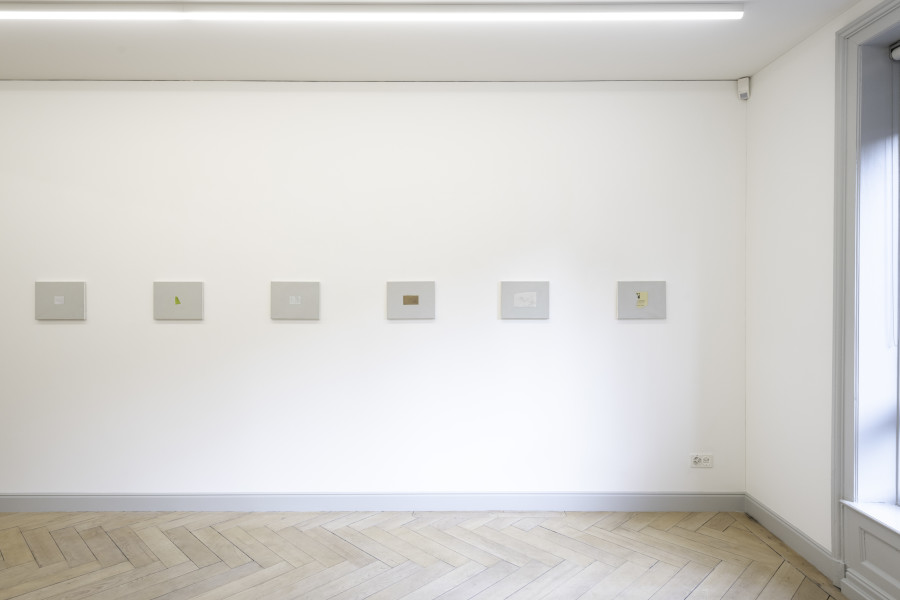 Exhibition view Christoph Hänsli “Four Positions in Painting“, Galerie Peter Kilchmann, 2022