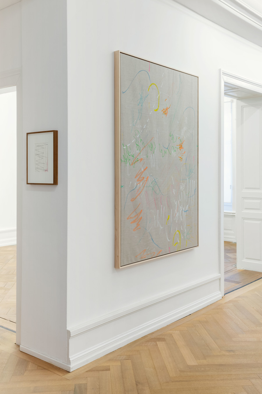 Installation view, WIRE, LINE & STRING, Mai 36 Galerie, 2022.