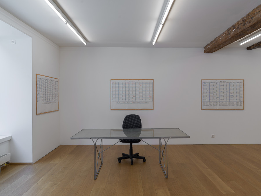 Philipp Simon, Installation view at Kirchgasse Gallery, 2022 / Photo: Cedric Mussano / Courtesy: the artist and Kirchgasse Gallery