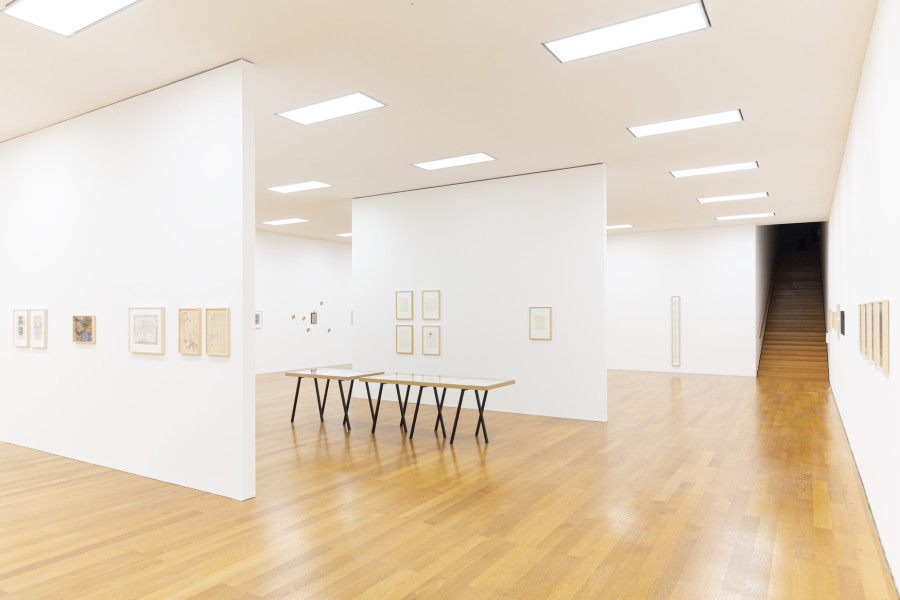 Exhibition view, Matthias Frick, Storing the Cold in Cold Countries for Hot Countries, Kunstmuseum Liechtenstein, 2022. Photo credit: Alicia Olmos Ochoa