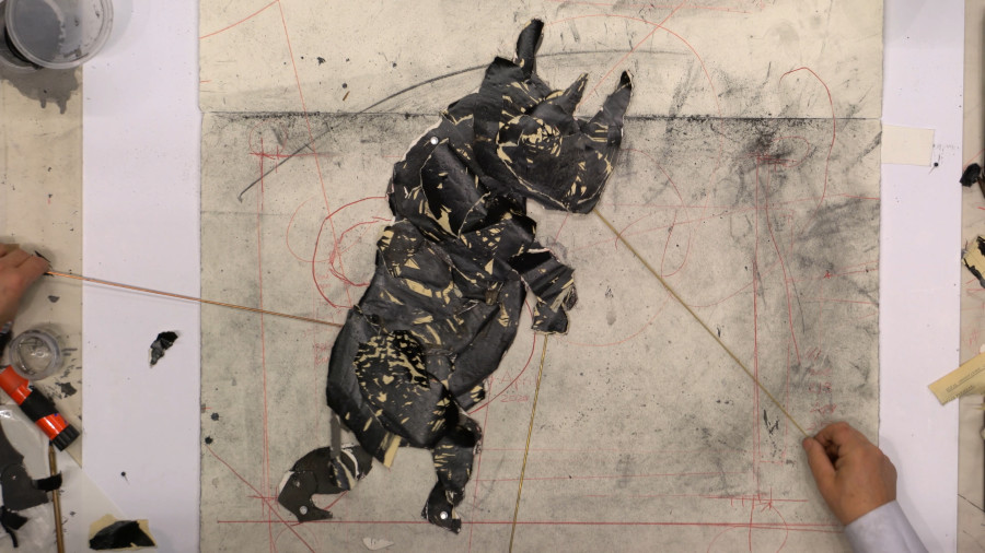 Bronwyn Lace und William Kentridge Foto: Stella Olivier © Bronwyn Lace, William Kentridge