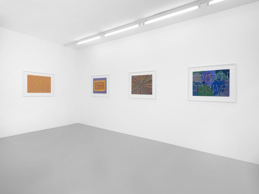 Exhibition view, Lionel Estève, So Much, xippas, 2022. Photo credit: Julien Gremaud