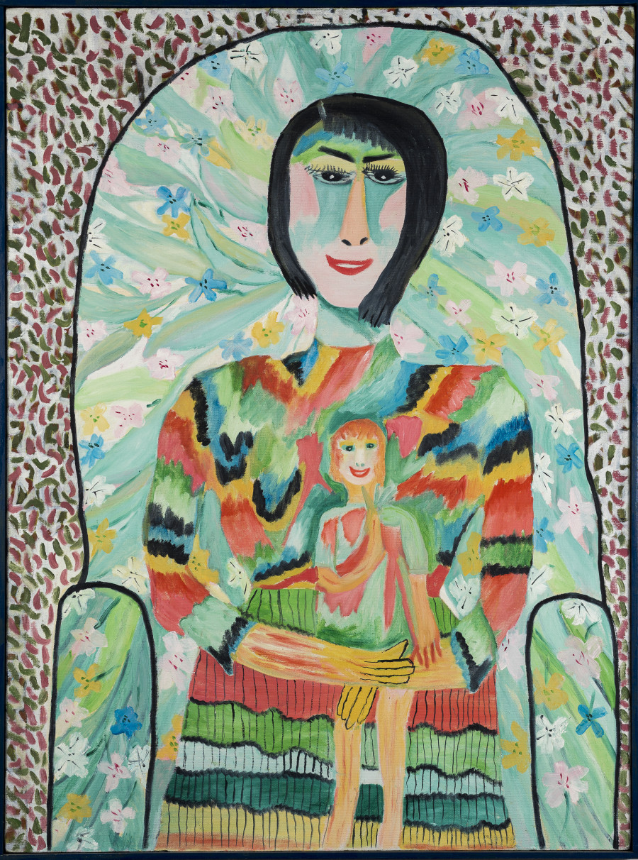 Pauline Simon, untitled, 1965 Acrylic on canvas,, 80 x 59.5 cm Collection of Karl Wirsum and Lorri Gunn