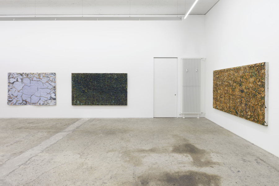 Exhibition view, Patrick Rohner, Massenbewegungen, Galerie Mark Müller, 2022.