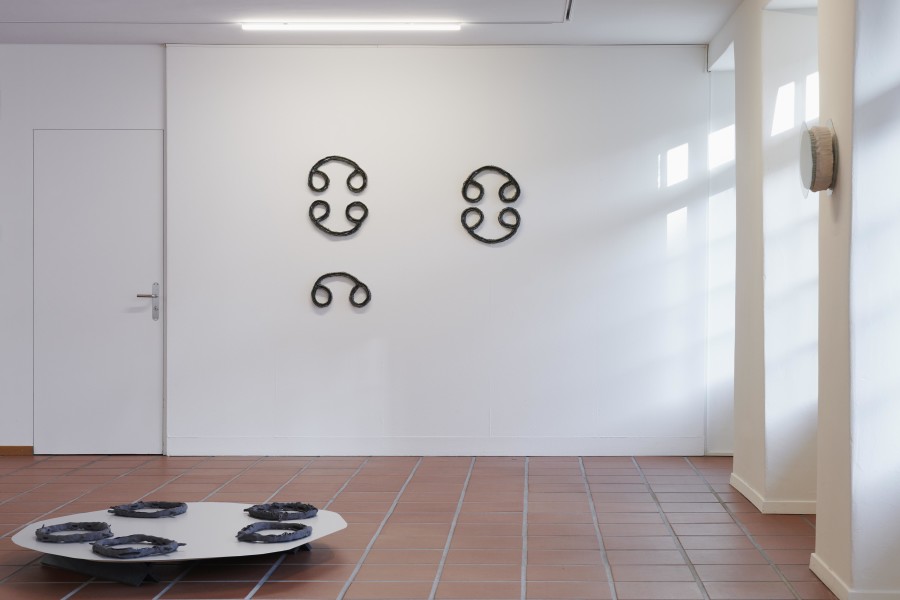 Exhibition view Noemi Eichenberger, «Fluide Potenziale» at Zimmermannhaus Brugg, 2022 / Photo: Nici Jost / Courtesy: the artist and Zimmermannhaus