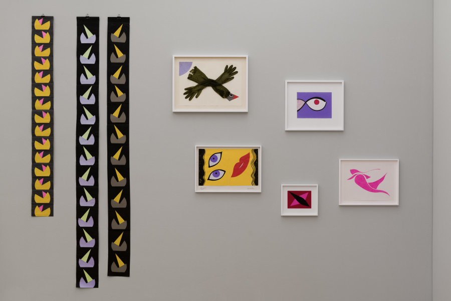 Geta Brătescu, Installationsansicht Kunstmuseum St.Gallen, Photo: Sebastian Stadler