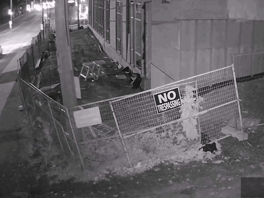 Dominic Michel, Public in it (Videostill), 2020, SD-Video-Projektion, Stereo, s/w, 3'29''. Courtesy Dominic Michel. Fotocredit: Dominic Michel