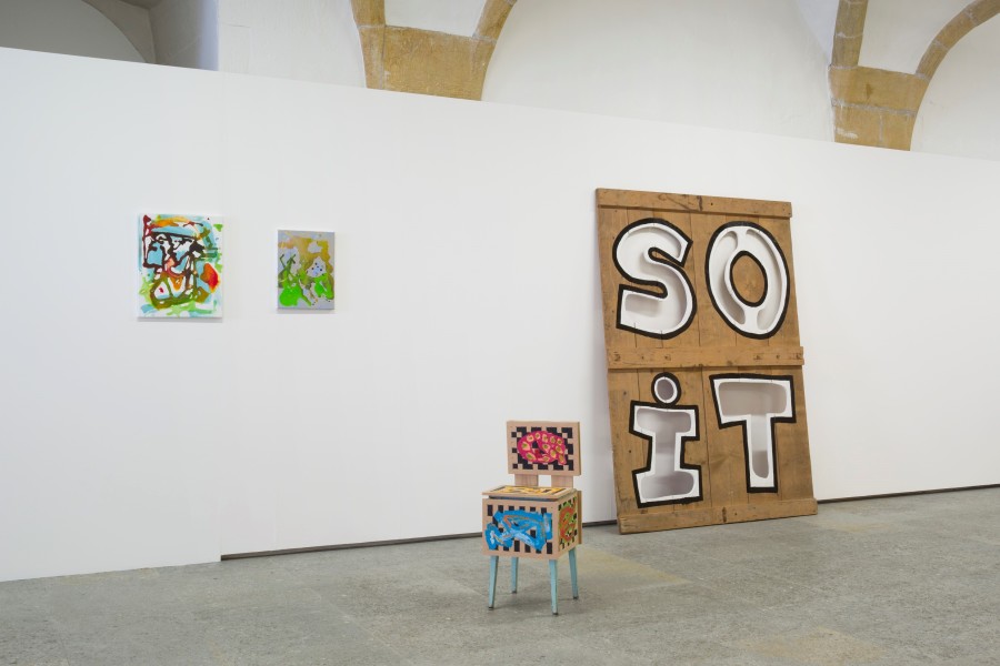 Exhibition view, Genêt Mayor, VISAGE DE MAISON, CACY Yverdon-les-Bains, 2022. Photo credit: © Claude Cortinovis