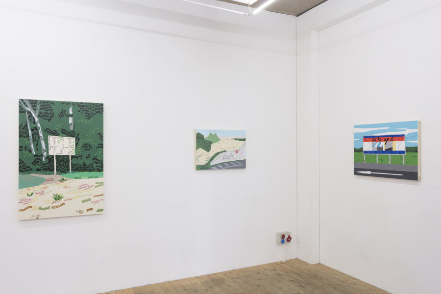 Exhibition view, Lukas Hirschhofer – Natural Habitat, sic! Elephanthouse, 2022. Photo credit: Andri Sta