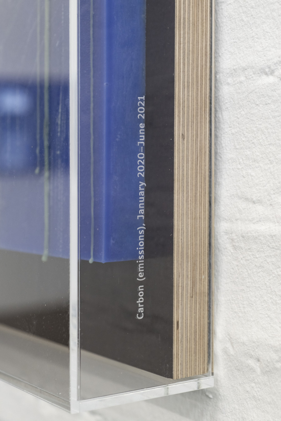 Éric Baudelaire, Carbon (emissions), January 2020 – June 2021, 2021 (detail). Courtesy: the artist. Photo: Kunst Halle Sankt Gallen, Sebastian Schaub.