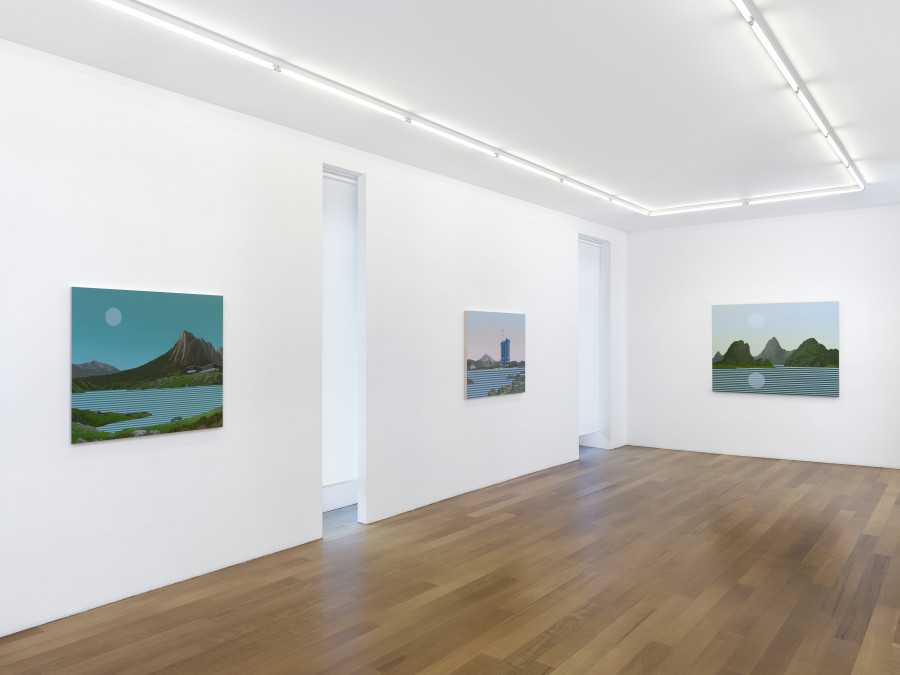 Exhibition view, Dean Monogenis, Liminal Tide, xippas, 2023. Photo credit: Annik Wetter