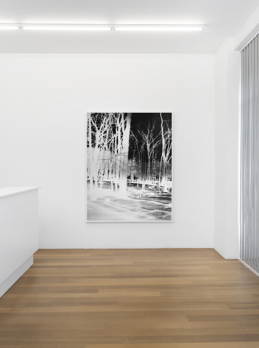 Exhibition view, Vera Lutter, xippas, 2022. Photo credit: Julien Gremaud