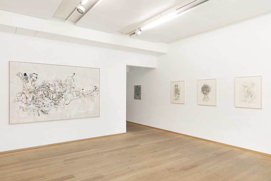 Alexi Tsioris, Mythos Alpha, Installation view, Livie Gallery, photos by Esther Mathis