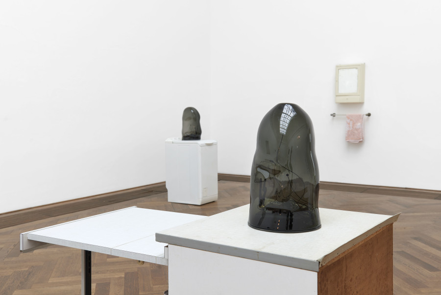 Installation view, Lydia Ourahmane, Barzakh, Kunsthalle Basel, 2021. Photo: Philipp Hänger / Kunsthalle Basel