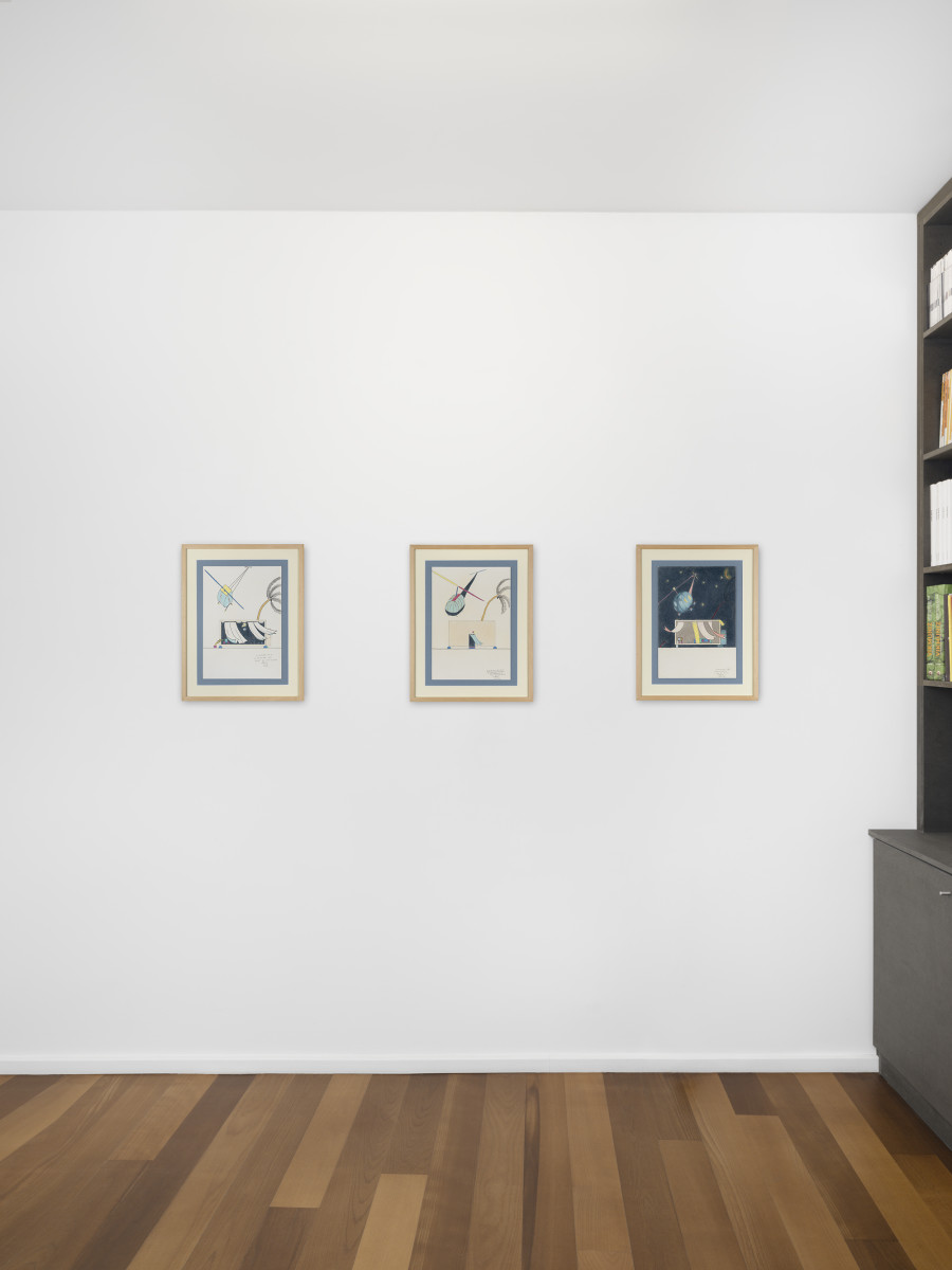 Exhibition view, Derrière la mémoire, xippas, 2022. Photo credit: Julien Gremaud