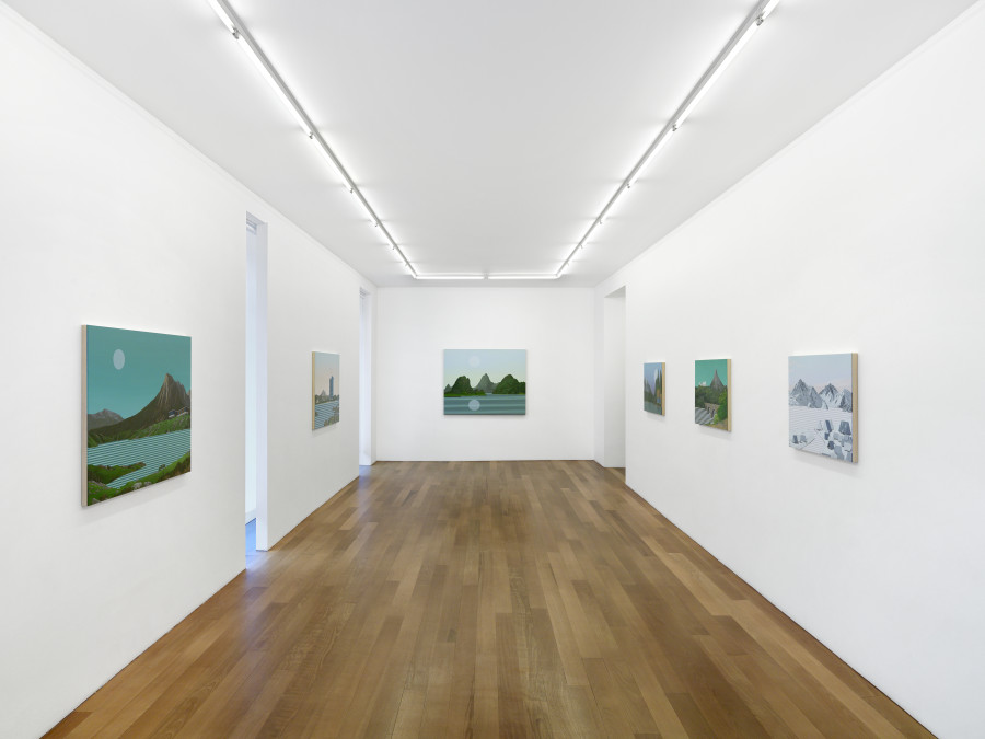 Exhibition view, Dean Monogenis, Liminal Tide, xippas, 2023. Photo credit: Annik Wetter