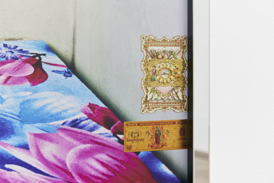 Deana Lawson, installation view, Centropy, Kunsthalle Basel, 2020, detail of House of My Deceased Lover, 2019. Photo: Philipp Hänger / Kunsthalle Basel