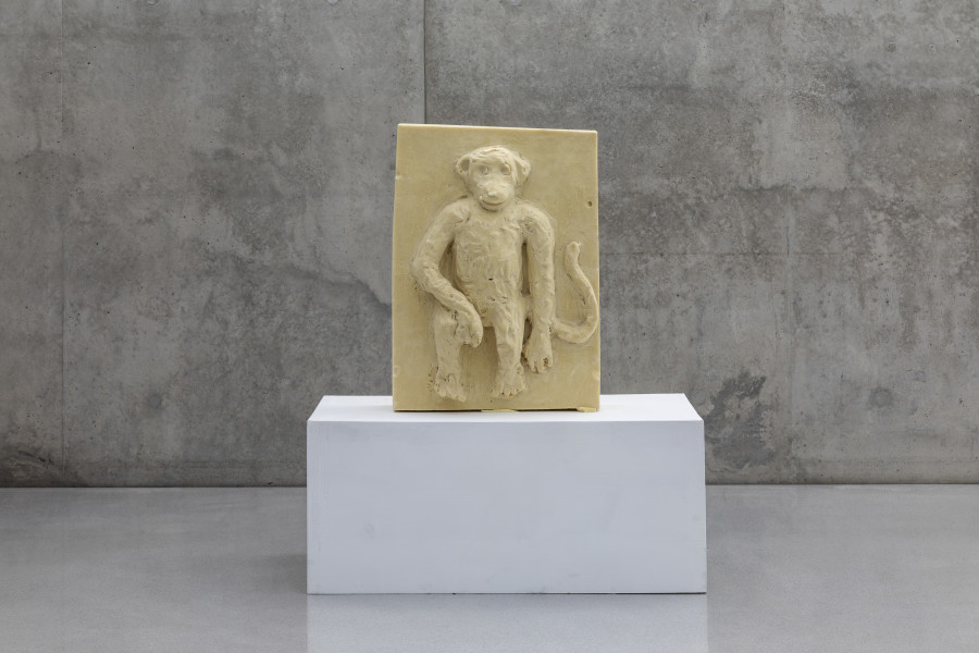 Peter Fischli Installation view, first floor, Kunsthaus Bregenz, 2020 Reliefs (Monkeys), 2019 Photo: Markus Tretter Courtesy of the artist © Peter Fischli, Kunsthaus Bregenz
