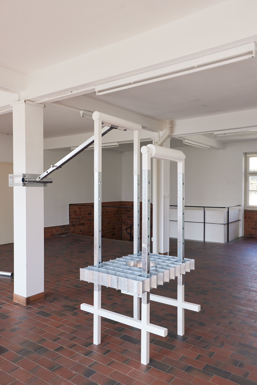 Installation view, Toni Schmale, watersports, Mayday, 2022.