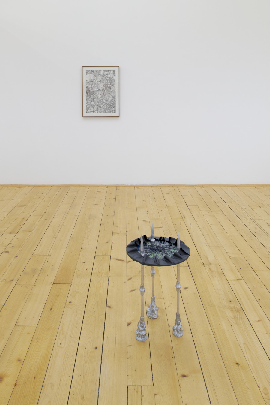 Exhibition view, La main–pleur, 2022, Kunsthalle Friart Fribourg. Photo : Guillaume Python